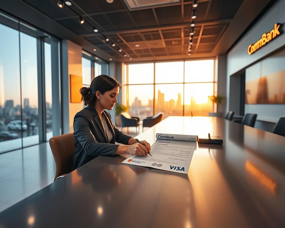 CommBank credit card application process